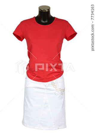 Red vest and skirt Red vest and skirt 7734163