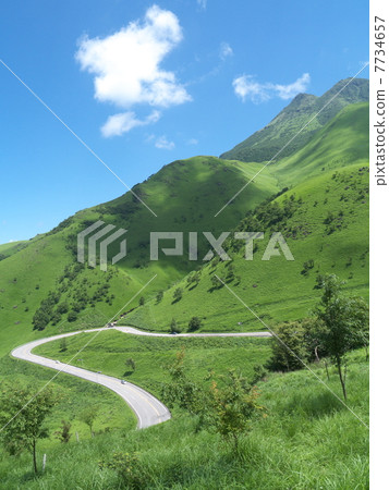 Yude Mountain of the rainy season 7734657