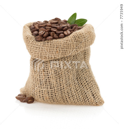 coffee beans on white background coffee beans on white background 7735949