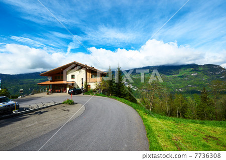 Swiss chalet at Alps Swiss chalet at Alps 7736308