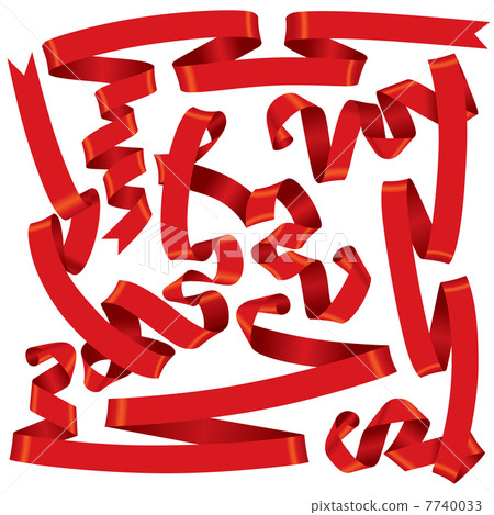 Red ribbons Red ribbons 7740033