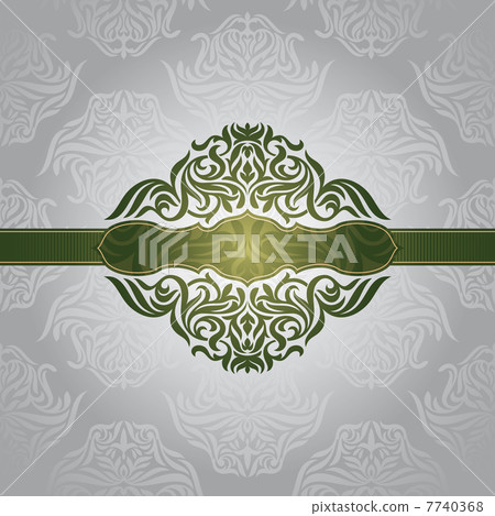 floral vintage frame 7740368