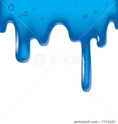 Blue viscous liquid 7741685