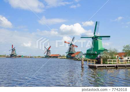 view of Zaanse Schans view of Zaanse Schans 7742018