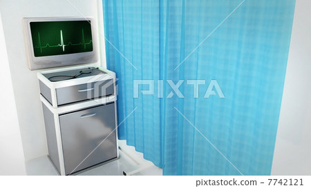 ekg monitor medical room wide 7742121