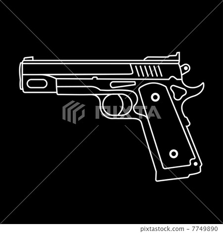 Pistol - vector icon Pistol - vector icon 7749890