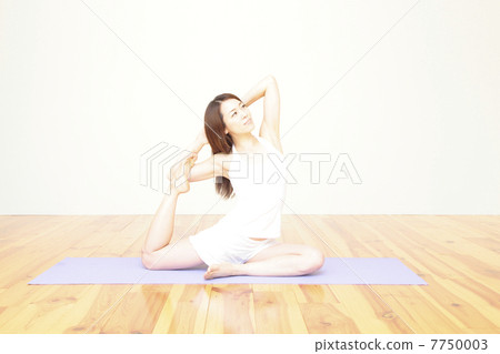 Yoga, female, yoga pose Yoga, female, yoga pose 7750003