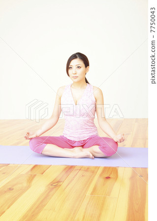 瑜伽，女性，瑜伽姿勢 7750043