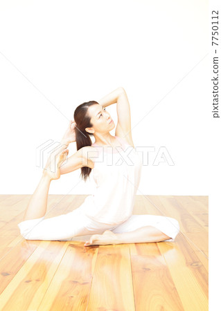Yoga, female, yoga pose Yoga, female, yoga pose 7750112