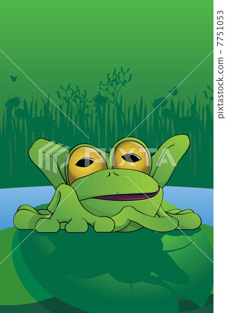 插图素材: fred the frog