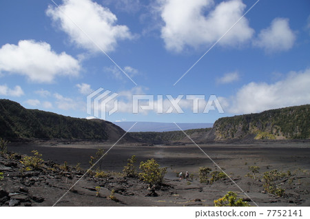Hawaii island Kiraewa volcano Iki crater Hawaii island Kiraewa volcano Iki crater 7752141