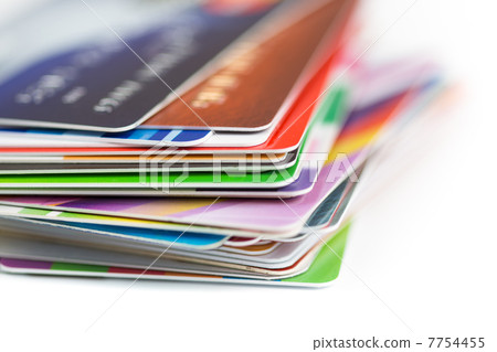 credit cards stack close up credit cards stack close up 7754455