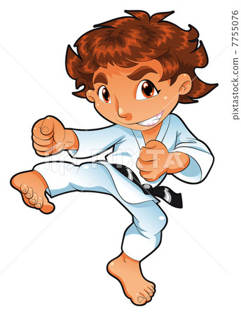 Baby Karate Player. Baby Karate Player. 7755076