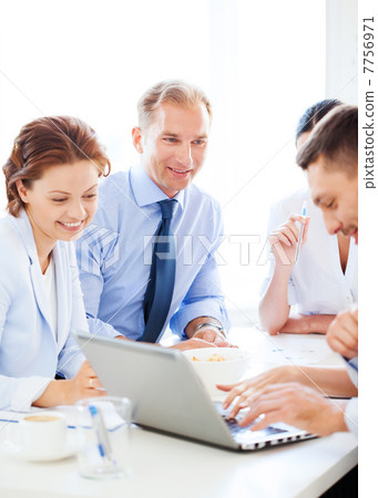 businessman with team on meeting in office 7756971