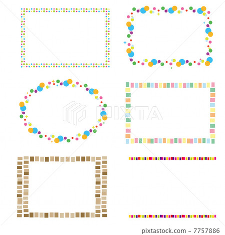 Dot and tile frame set Dot and tile frame set 7757886