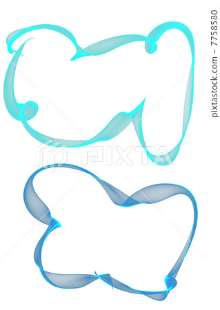 abstract ribbon  frames 7758580