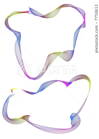 abstract ribbon frames 7758613