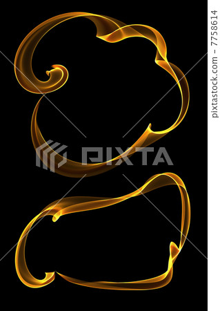 abstract ribbon frames 7758614