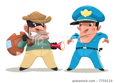 Thief and guard. 7759119