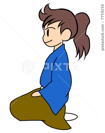 Samurai sitting right Samurai sitting right 7759250