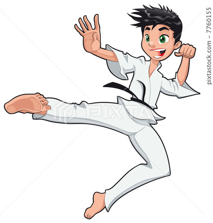 Young boy, Karate Player. 7760155