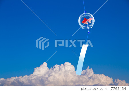 Wind chimes and gangway clouds of goldfish 7763434