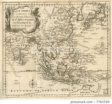 18世紀古董地圖“日本、中國、東南亞”/古董地圖“日本、中國、東南亞” 18世紀古董地圖“日本、中國、東南亞”/古董地圖“日本、中國、東南亞” 7763599