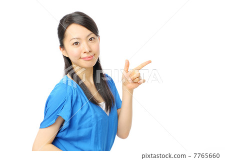 指著女孩 7765660