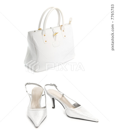 Kit of two items, sexy shoes with high heel and elegant white le Kit of two items, sexy shoes with high heel and elegant white le 7765783