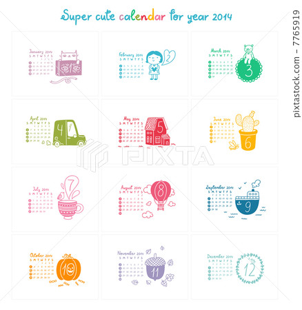 Calendar 2014 Calendar 2014 7765919