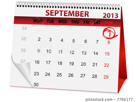 icon calendar for September 1 7766177