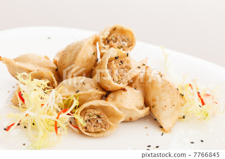 fried meat dumplings 7766845