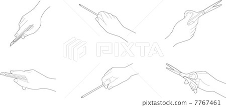 一隻手的例證有司機的 一隻手的例證有司機的 7767461