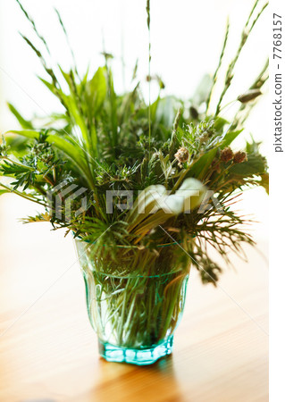 Summer grass in a glass Summer grass in a glass 7768157