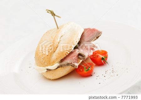 burger with beef 7771993