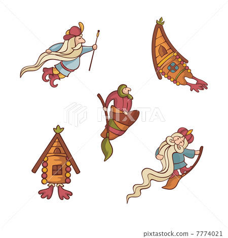 set of cute fairytale characters 7774021