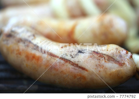 BBQ sausage close-up 7774792