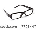 Black plastic glasses 7775447