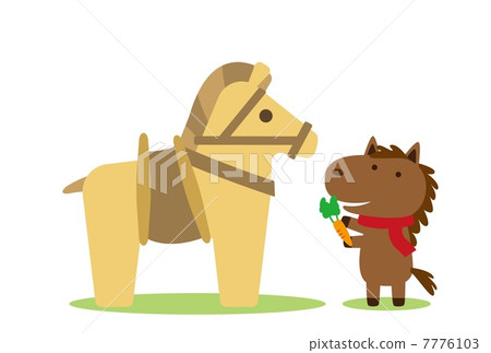 Haniwa and horses 7776103