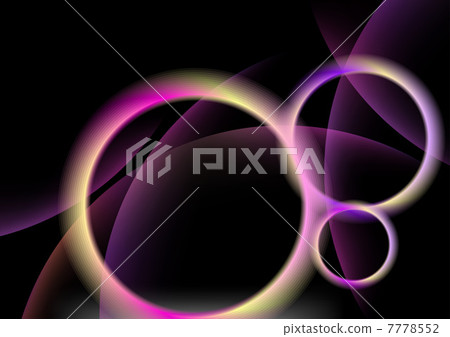 Neon rings on black Neon rings on black 7778552