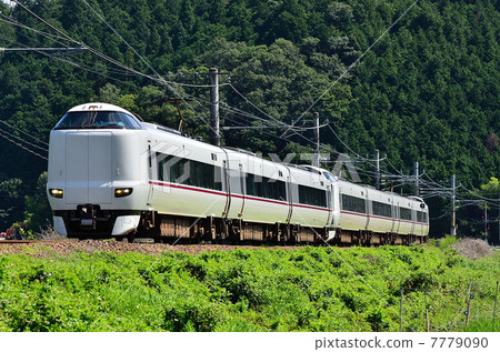 Railway San-in Main Line Kyoto mouth garden ~ Funoka 287 series limited express JR west Japan summer 7779090