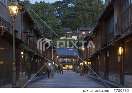 Kanazawa twilight's Higashi Chaya Street 7780783
