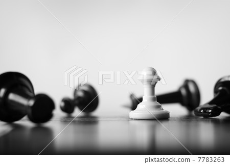 Pawn on a chess board Pawn on a chess board 7783263