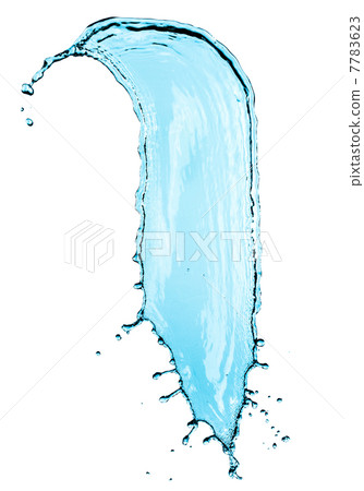 Water splash isolated Water splash isolated 7783623