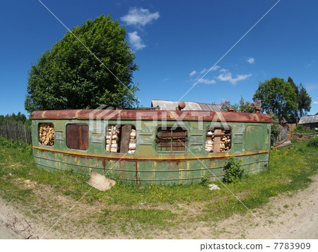 railway wagon with wood railway wagon with wood 7783909