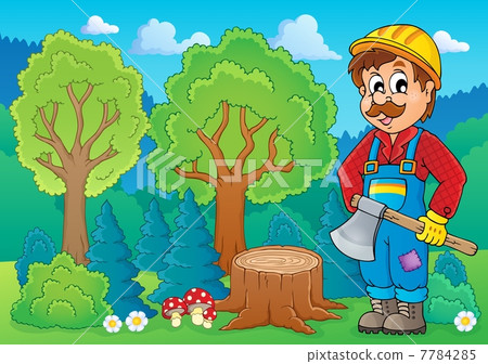 Image with lumberjack theme 2 7784285