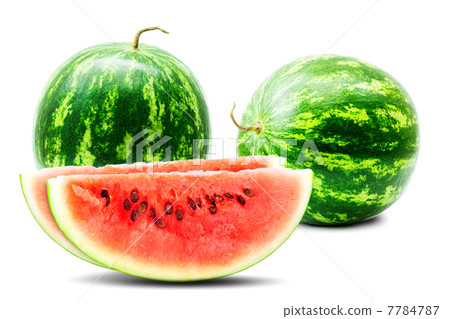 Watermelons, isolated on white background 7784787