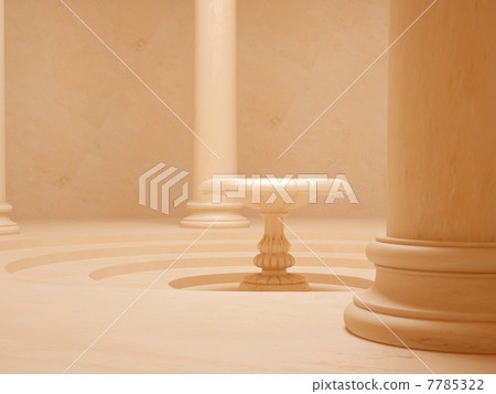 hall with columns hall with columns 7785322