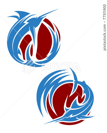 Marlin fish mascots 7785900