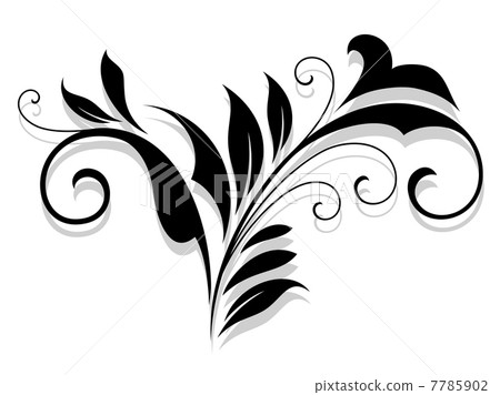 Flourish design element 7785902